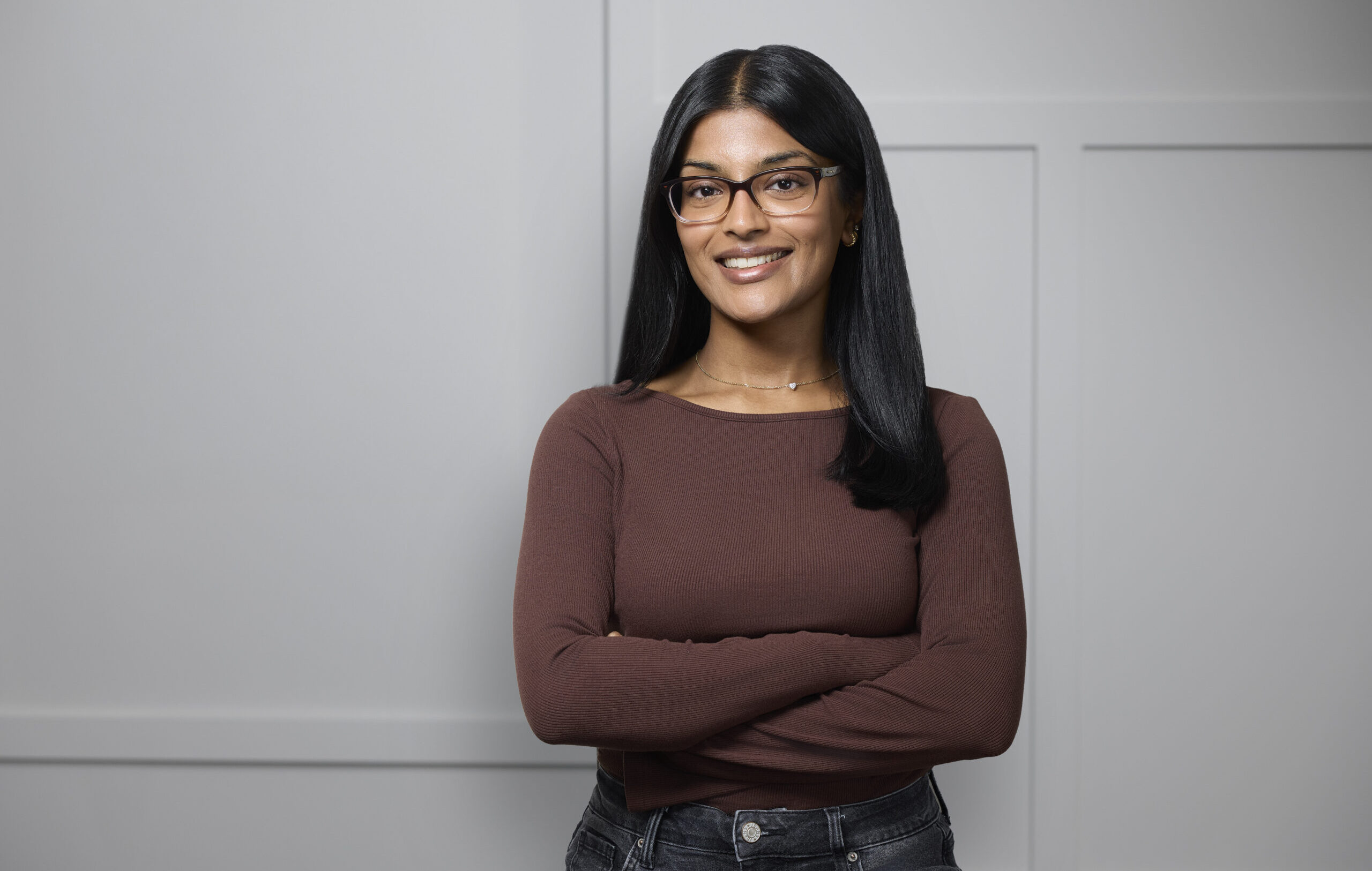 An image of Dhara Patel in the Markham CPA Office of KSSP Partners LLP