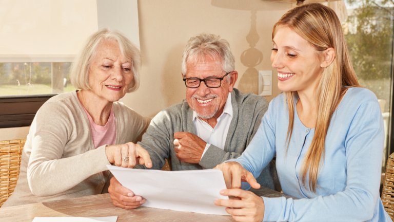 An image of a family reviewing their succession planning advise from their local Markham CPA firm.