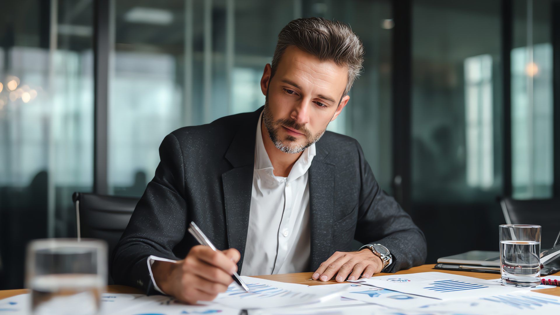 An image of a fractional CFO who is helping a firm in North Toronto